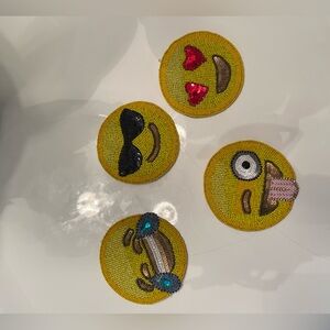 Set of 4 Kim seybert sequin coasters